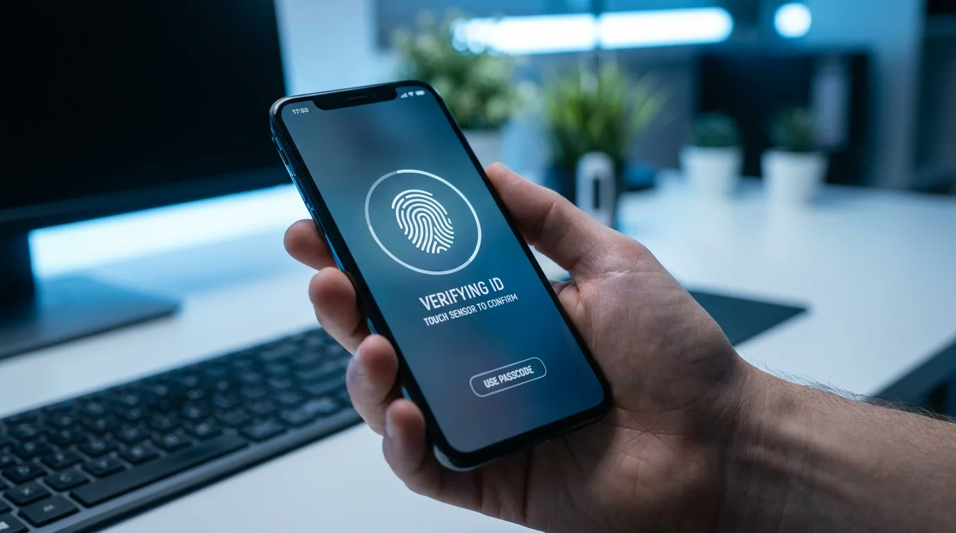 MitID-godkendelse på smartphone