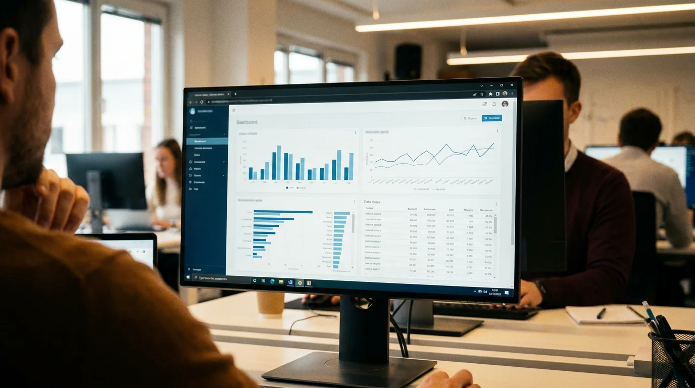 Operatørens dashboard med statistik